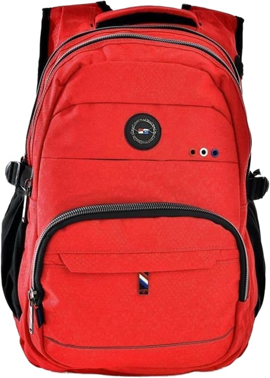 Relaxion 2236 Okul Sırt Çantası Çok Bölmeli Ergonomik Kırmızı