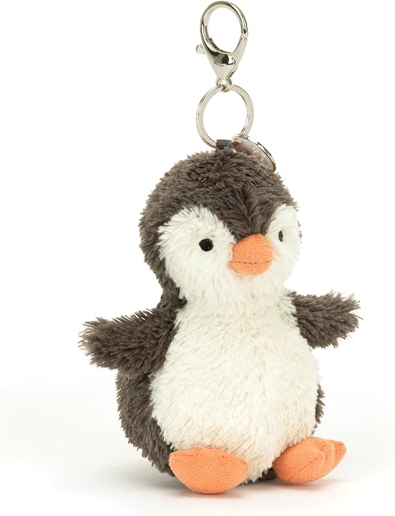 Jellycat - Peanut Penguin Pendant, 11.9cm, Bird Plush Keychain, Excellent Gift Idea, Peanut Penguin, Peanut Penguin, Peanut Penguin