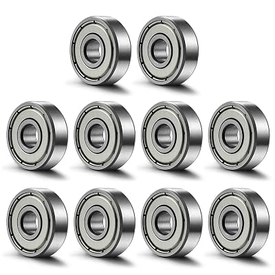 Donepart 625ZZ Small Bearings, 5mm ID x16mm OD 5mm Thick Pre-Lubricated and Double Metal Shielded Bearings, for Electric Motors, 3D Printers, RC Vehicles, and Home Appliances 10-Pack