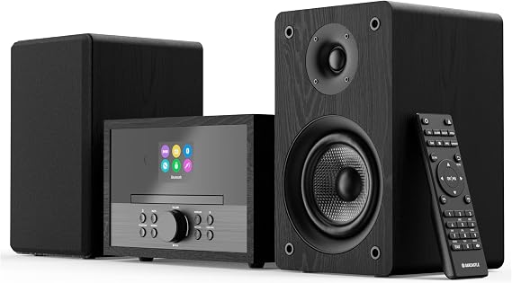Oakcastle DAB400 HiFi System, CD Player with Speakers, DAB & FM Radio