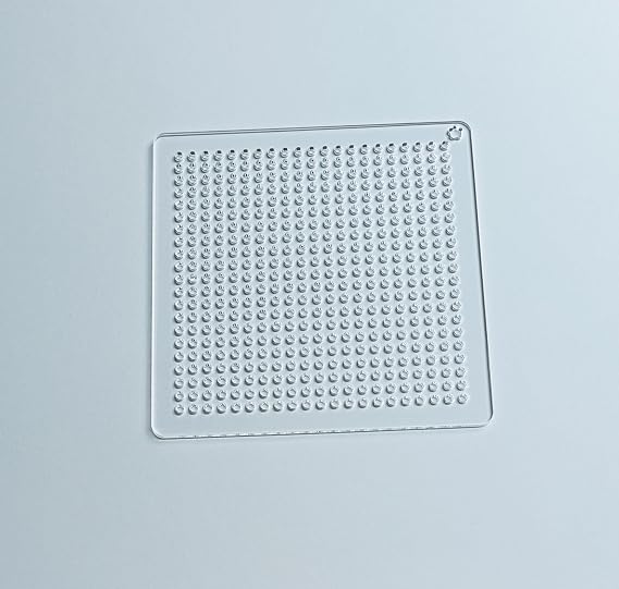 Acrylic Sashiko Stencil,Sashiko Embroidery Pattern,Quilt Stitch Mold,Small Needle Embroidery for Manual DIY Tool Template (Dots 0.5cm)