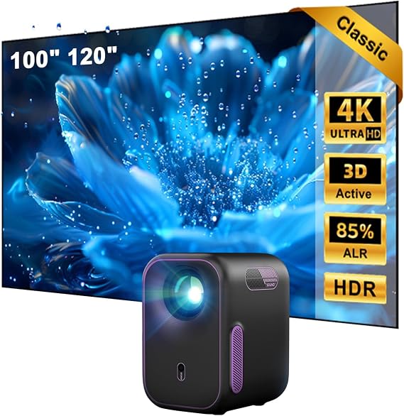 [Bundle] NothingProjector Classic Series ALR Screen 120" + Portable Google TV Projector with WiFi Bluetooth 1080P 4K Supported