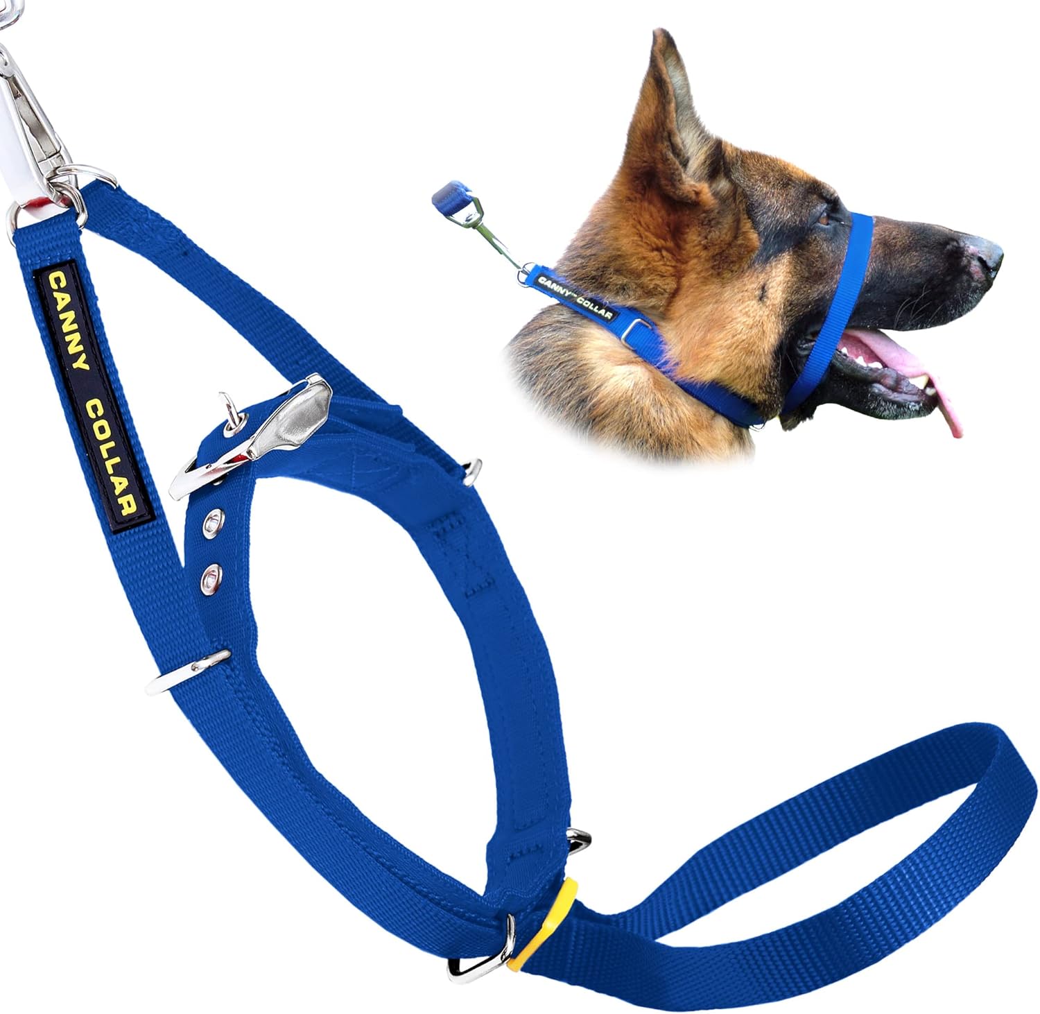 Canny Collar No Pull Dog Head Collar, Lead Training Head Harness, Dog Collar that stops pulling - Easy to fit, simple to use, kind, safe, comfortable