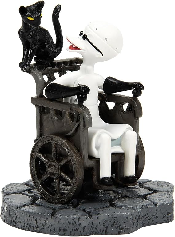 Department 56 Disney the Nightmare Before Christmas Village Accessories Dr. Finkelstein Figurine, 3.46 Inch, Multicolor