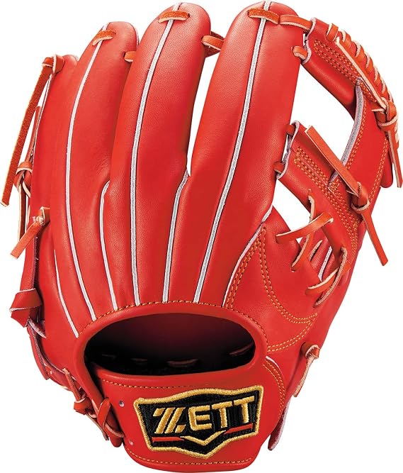 ZETT BRGB30270 Soft Baseball Gloves, Second and Short, Pro Status, Imamiya Type, Right Throw, Size: 4