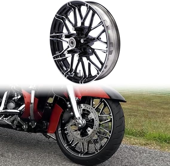 XMT-MOTO 19" Front Wheel Rim Fit For Harley Touring Road Glide 2008-2023 ABS Model