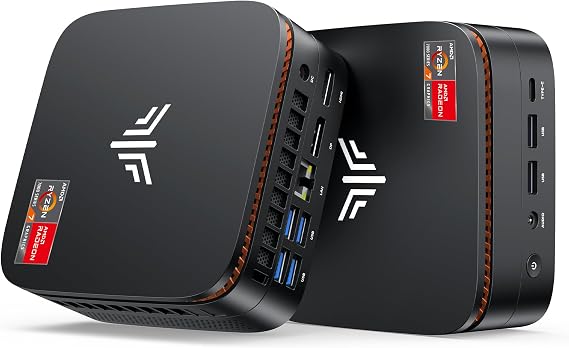 KAMRUI Mini PC Ryzen 7 7735HS 16GB LPDDR5 RAM 512GB SSD (8C/16T, 4.75GHz) | Mini Gaming Computers(Beat 6800H), Triple 4K Display, WiFi 6, BT5.2, 2.5Gbps LAN, Office Business Home