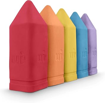 Urban Infant Non-Toxic Sidewalk Chalk for Toddlers and Kids - Washable Outdoor Jumbo Chalk - Rainbow