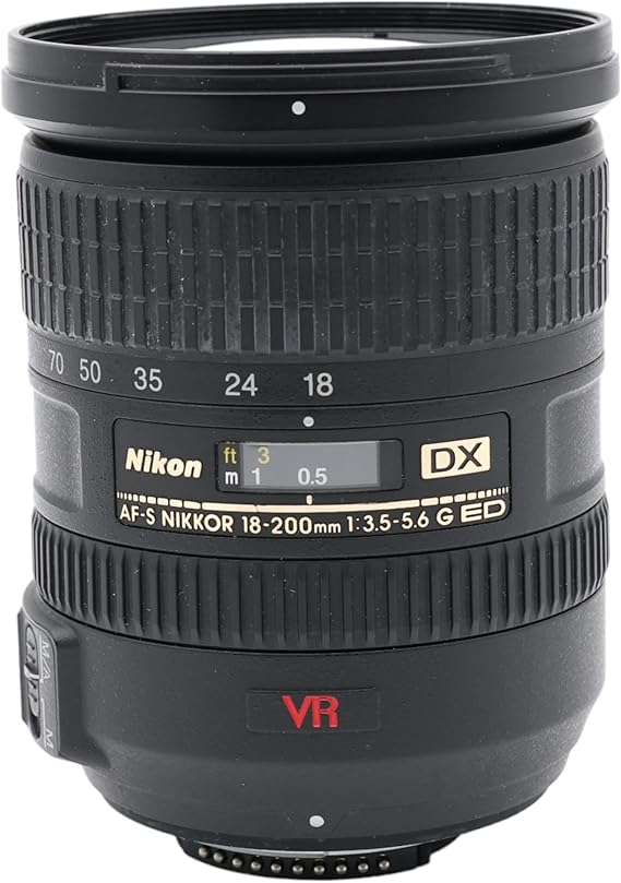 Nikon G ED-IF AF-S DX VR 2159 18-200mm f/3.5-5.6 Zoom Nikkor Lens for Nikon F White Box(Bulk Packaging) (New)