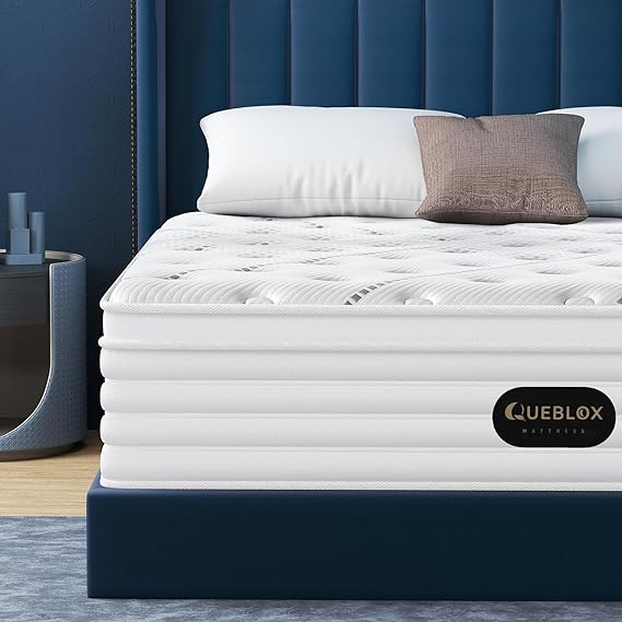 Queblox Single Mattress 3FT, 11Inch Memory Foam 7 Zone Orthopedic