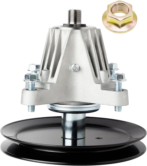 46 Inch 918-06977A 918-06977 Deck Spindle Assembly Fits For Cub Cadet XT1 LT46 XT2 LX46 RZT L 46 Craftsman T240 T8200 T3100 MTD Troy Bilt 46 Replace 618-06977a 618-06977 Mower Spindle parts