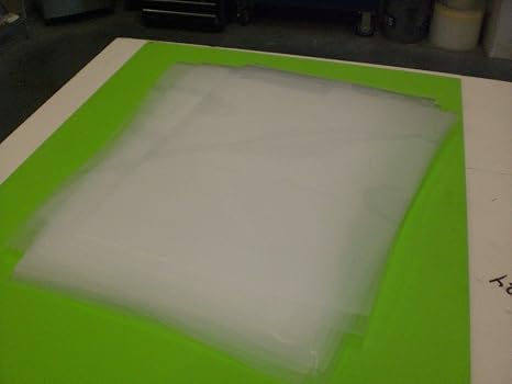 LDPE Low Density Polyethylene Plastic Sheet 12" X 12" X .060" 1/16"