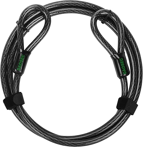 7 ft x 1/2" Heavy Duty Cut-Proof Security Cable, Kayaking & Outdoor Equipment