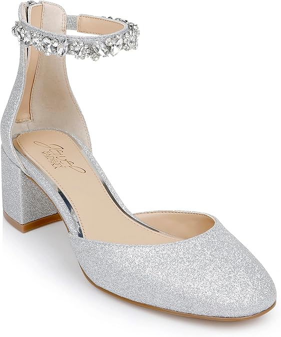 Jewel Badgley Mischka Cathleen Block heels