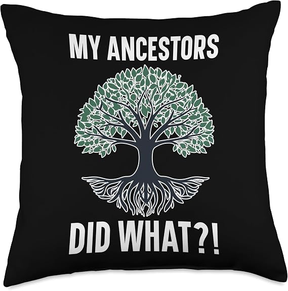 Genealogist Family Tree Expert Ancestry Research Genealogy Throw Pillow