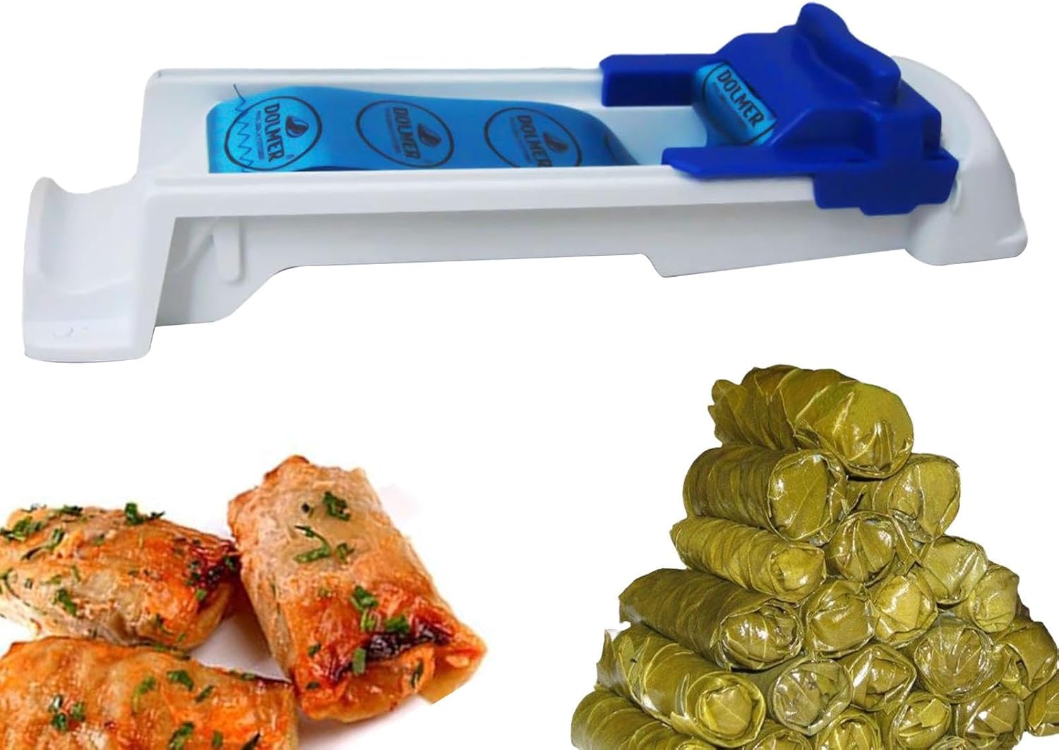 Grape Roller Machine | Kitchen Cabbage Roller Grape Leaves Machine | Stuffed Rolling Machine for Beginners Children for Cooking Class, Gatherings