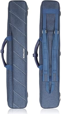 KONLLEN Pool Cue Case 3x4 Oxford Pool Stick Case Holds 3 Butts and 4 Shafts Billiard Sitck Large Capacity Carrying Cases with Multi-Pocket Pool Cue Accessories