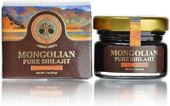 Authentic Mongolian Shilajit, Natural and Pure, 1 OZ