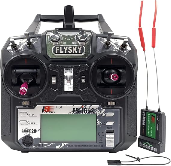 FLYSKY FS-i6X 10CH RC Transmitter w/FS-iA10B Receiver for RC Quadcopter Car