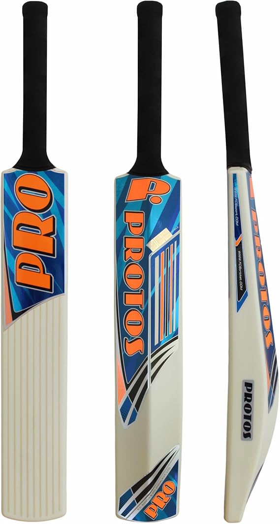 Protos Plastic Fiber Bat Full Size Adult Fiber Plastic Cricket Bat for Men Weight 900 to 915 grms Approx