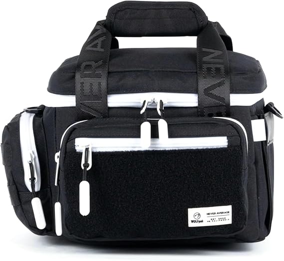 WOLFpak 9L Mini Tactical Lunch Box Cooler (Alpha Black White Accents)