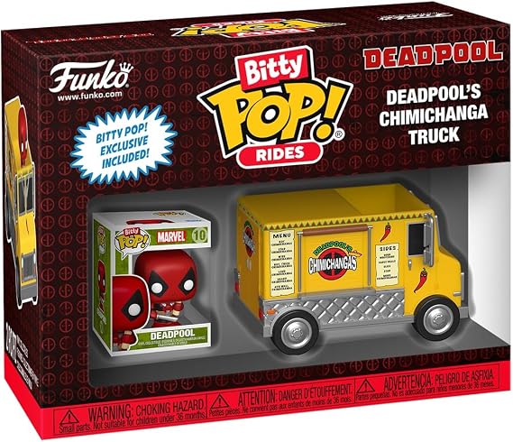 Funko Pop! Bitty Ride: Marvel - Chimichanga Kamyonlu Deadpool