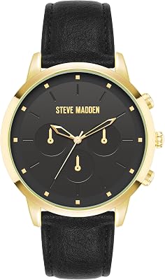 Steve Madden Mens Strap Watch