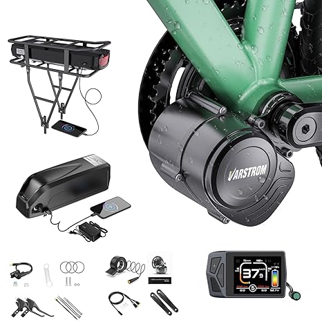 TS-DZ2B TS-DZ8 TSDZ16 500W 750W 1000W Torque Sensor Mid Drive Kit -Upgraded Max 160N.m Torque&Power Ebike Conversion Kits,IP65 Waterproof
