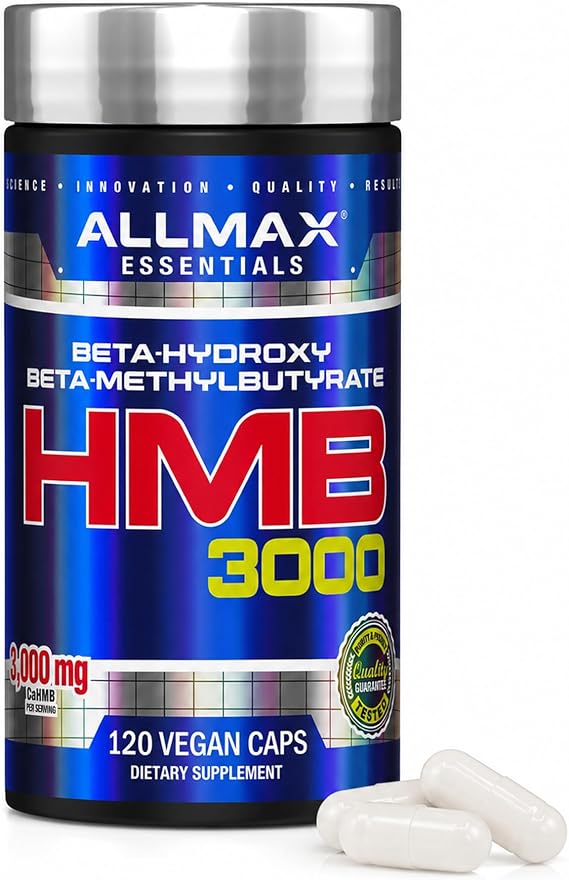 ALLMAX HMB Capsules, 3000 mg, 120 Count, 30 Servings