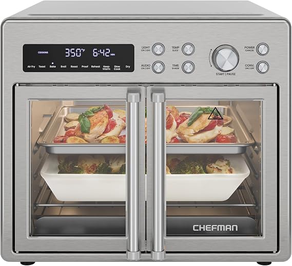 Chefman Digital French Door Air Fryer Oven