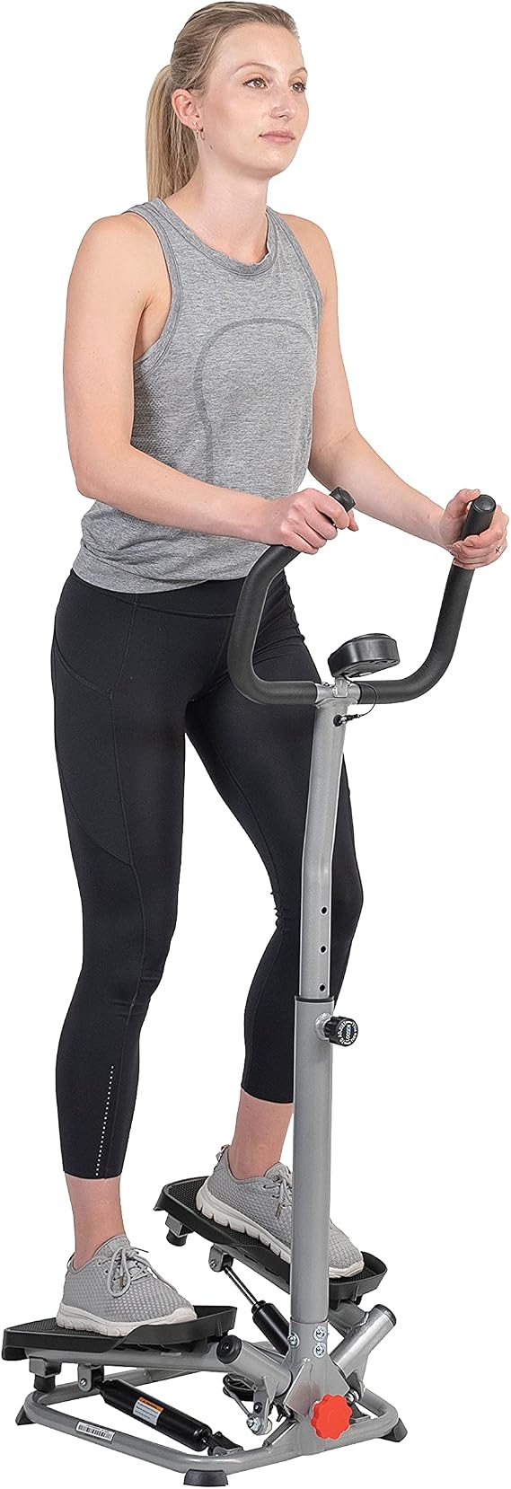 Sunny Health & Fitness Stair Stepper for Home | SunnyFit App Connection, Long Stride Length, Home Gym Exercise, Compact Foldable, Leg and Glute Training
