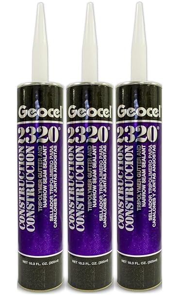 Geocel 2320 Gutter Sealant White 3 Pack