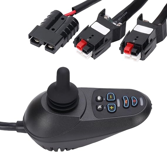 SEAFRONT Electric Wheelchair Controller Replacement Joystick Controller 50A Safe Driving Motion Control Versatile for Robotic Amusement and Mobile Platforms