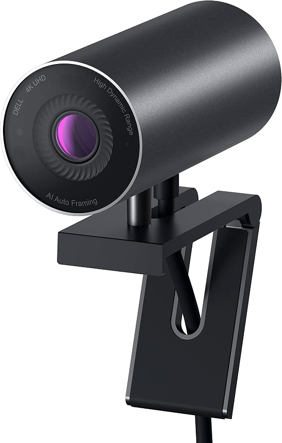 Dell UltraSharp Webcam WB7022 4K UHD Sony STARVIS Sensor AI Auto Framing