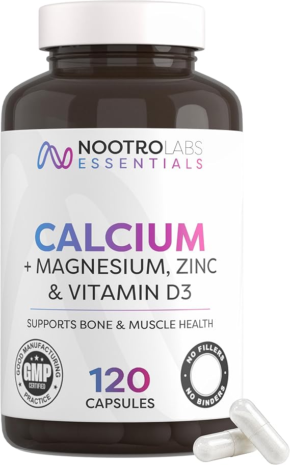 Calcium Supplement with Calcium Citrate, Magnesium, Zinc, Vitamin D3 K2