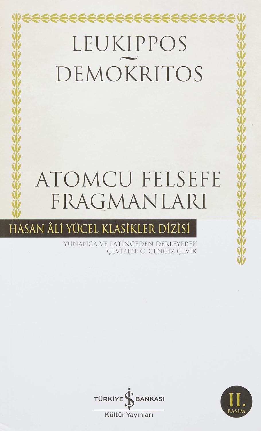 Atomic Philosophy Trailers: Hasan Ali Yücel Classics Series Paper Cover – 26 October 2019