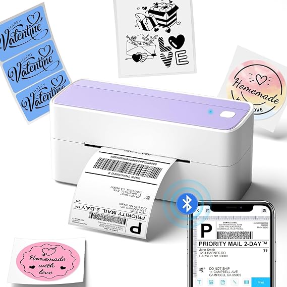 Phomemo Bluetooth Thermal Label Printer, 241BT 4x6 Wireless Label Printer