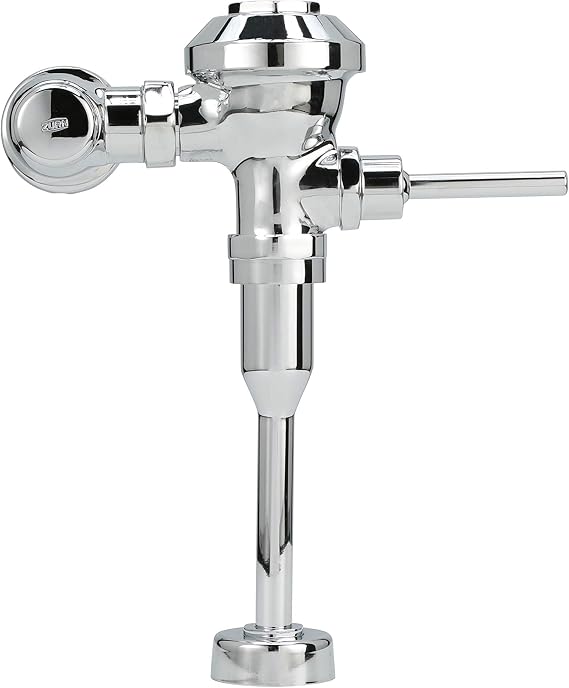 Zurn Z6003-EWS-YB-YC Aquaflush Exposed Manual Diaphragm Flush Valve with 0.5 GPF, Sweat Solder Kit, and Cast Wall Flange in Chrome