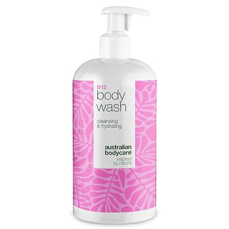 B12 Body Wash 500 ml - Nourishing Shower Gel Against Dry &amp; Itchy Skin - Deep Cleansing &amp; Hydration - With B12 Vitamin Zinc PCA &amp; Allantoin