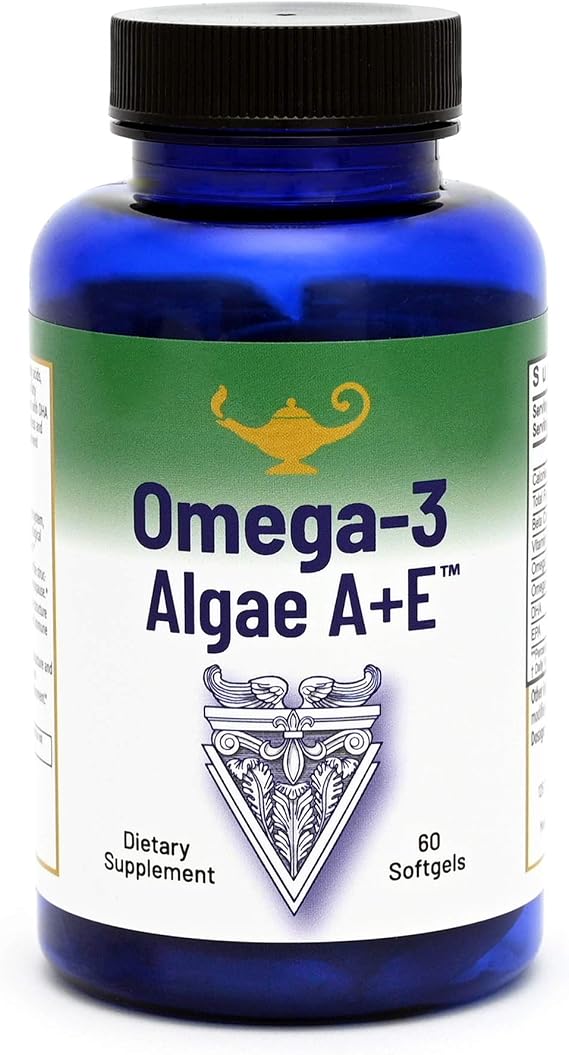 RnA ReSet Omega-3 Algae Vegan Plant-Based DHA & EPA (60 Softgels)