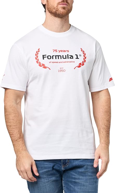 PUMA Men's Standard Formula 1 Graphic T-Shirt, White AH25