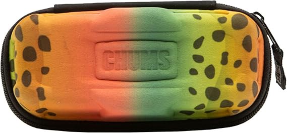 Chums The Vault - Hard Sided Sunglasses Case - Durable Protective Eyewear Pouch with Carabiner