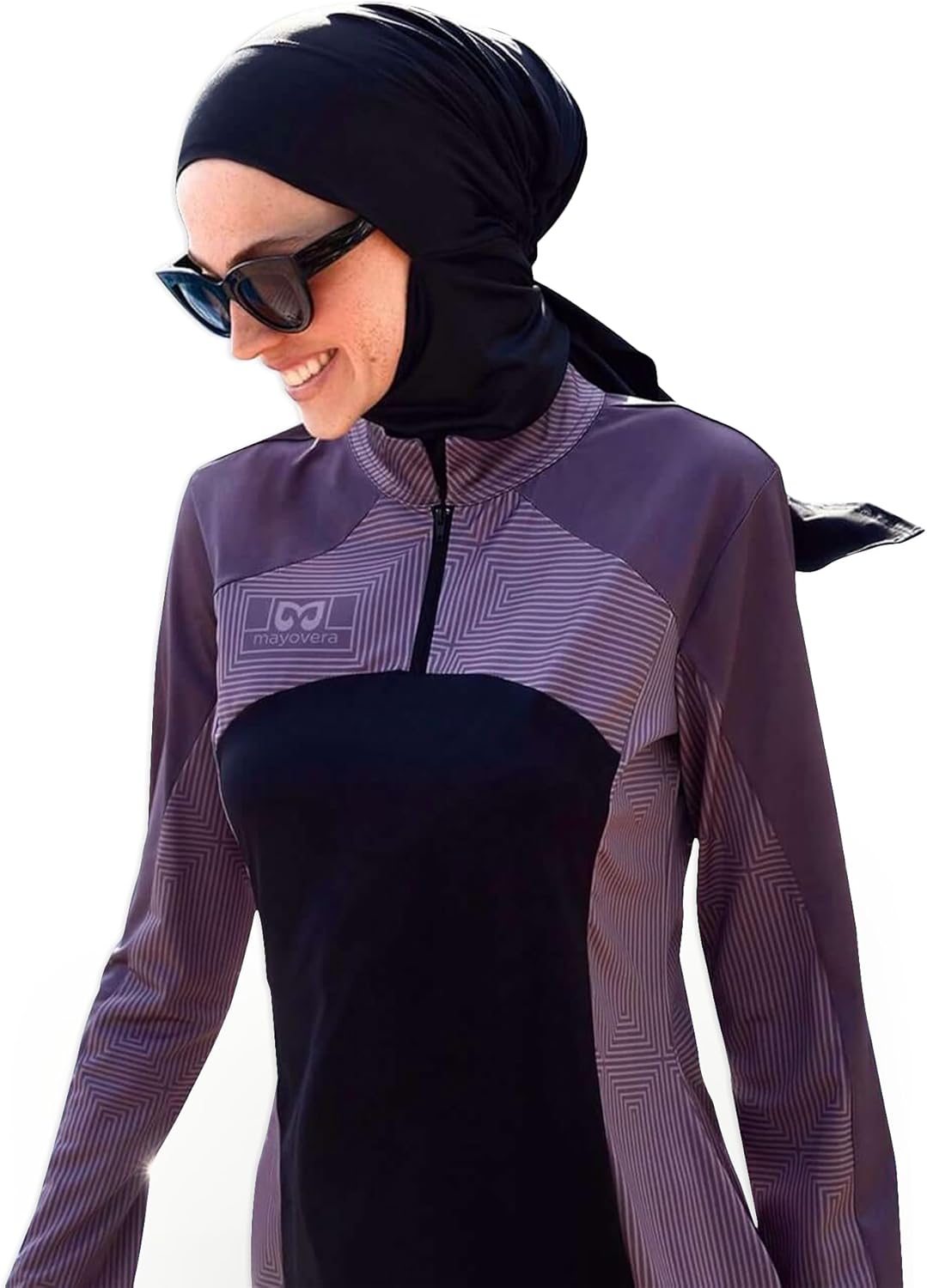Modest Swimwear for Women – 3-Piece Long Sleeve Burkini with Cover, Pants & Hijab, Beachwear