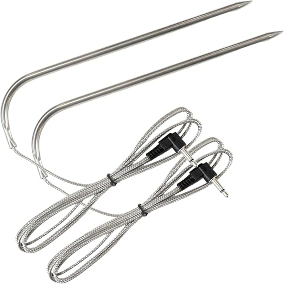 Meat Probe Replacement for Blackstone Bronco 28" XL Griddle Vertical Pellet Smoker Combo,for Blackstone Pellet Grill Meat Probe Accessories,2-Pack