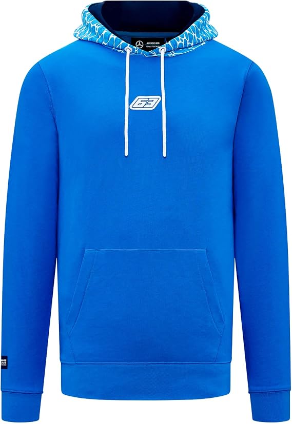 Mercedes Benz F1 Special Edition George Russell "No Diving" Miami GP Hoodie-Blue
