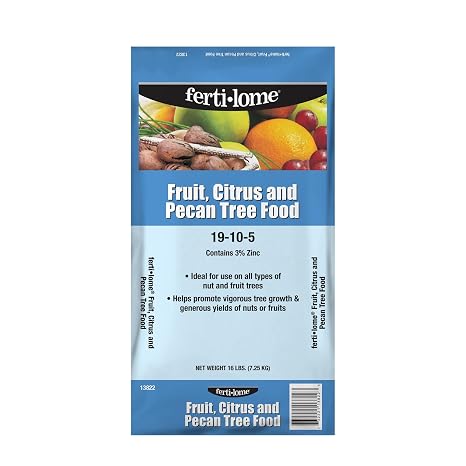 Fertilome (13822) Fruit, Citrus & Pecan Tree Food 19-10-5, 16 lbs