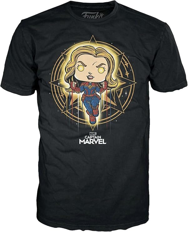 Funko Pop! Pop and Tee: Marvel - Captain Marvel 3XL