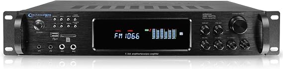 1500 Watt Bluetooth Home Stereo Amplifier, Digital Hybrid Multi Channel