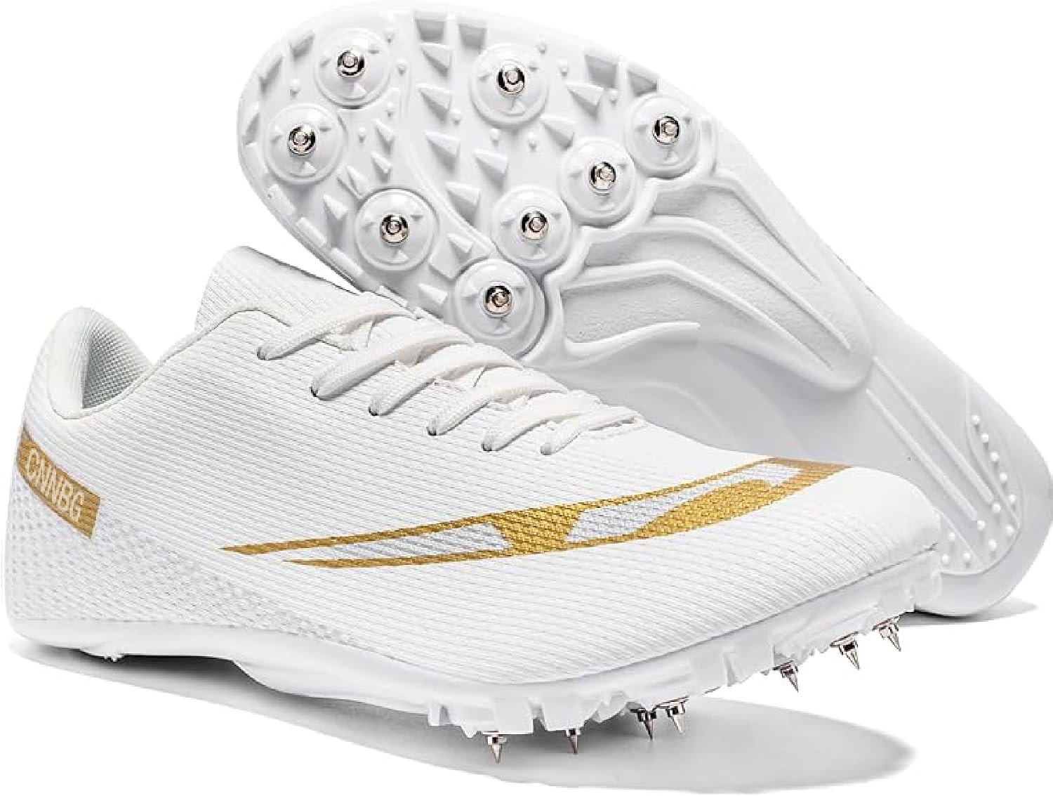 Mens Track Spikes Shoes Lightweight Professional Running Racing Jumping Sprint Shoe