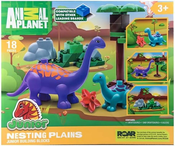 Animal Planet Nesting Plains Junior Building Blocks